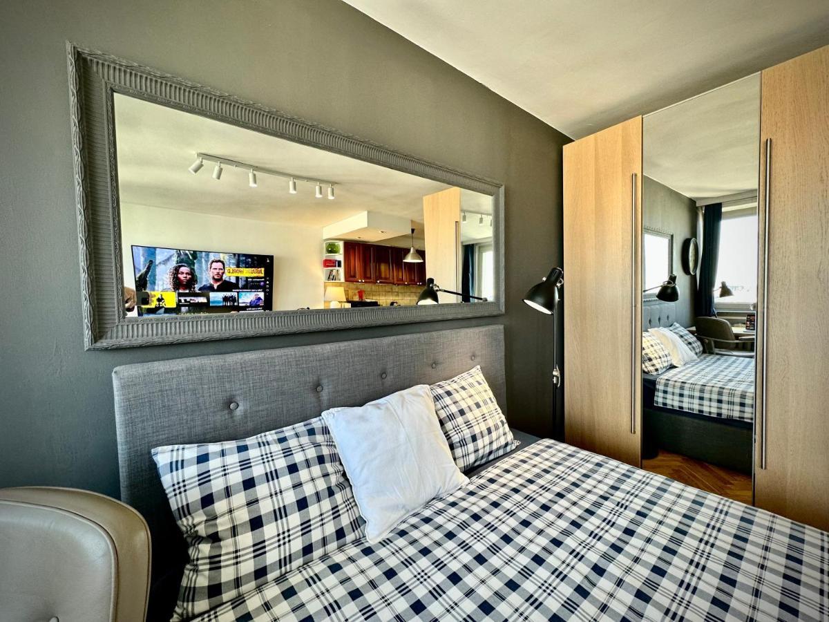 Super Apartament White Warszawa 2X Metro Scisle Centrum Wifi 300 Mbs New Ngoại thất bức ảnh