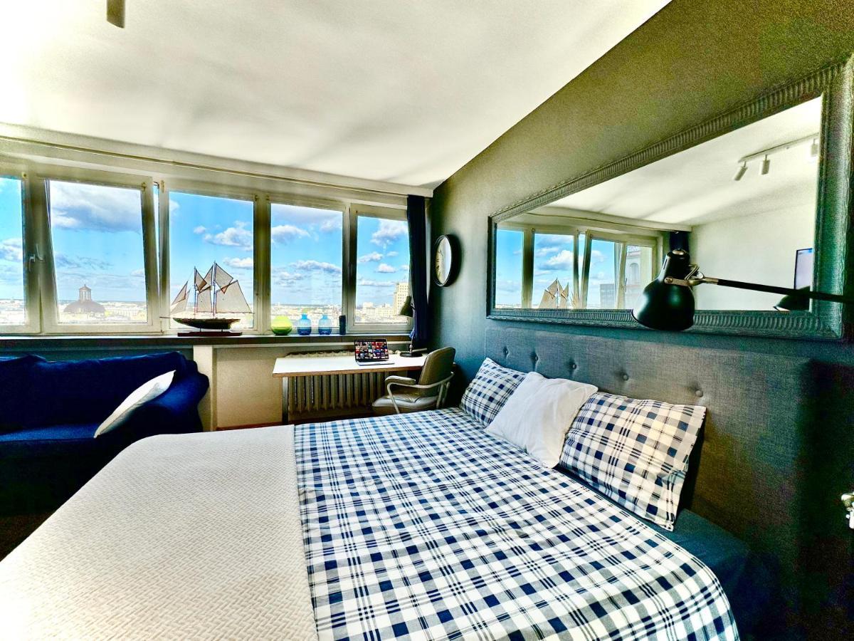 Super Apartament White Warszawa 2X Metro Scisle Centrum Wifi 300 Mbs New Ngoại thất bức ảnh