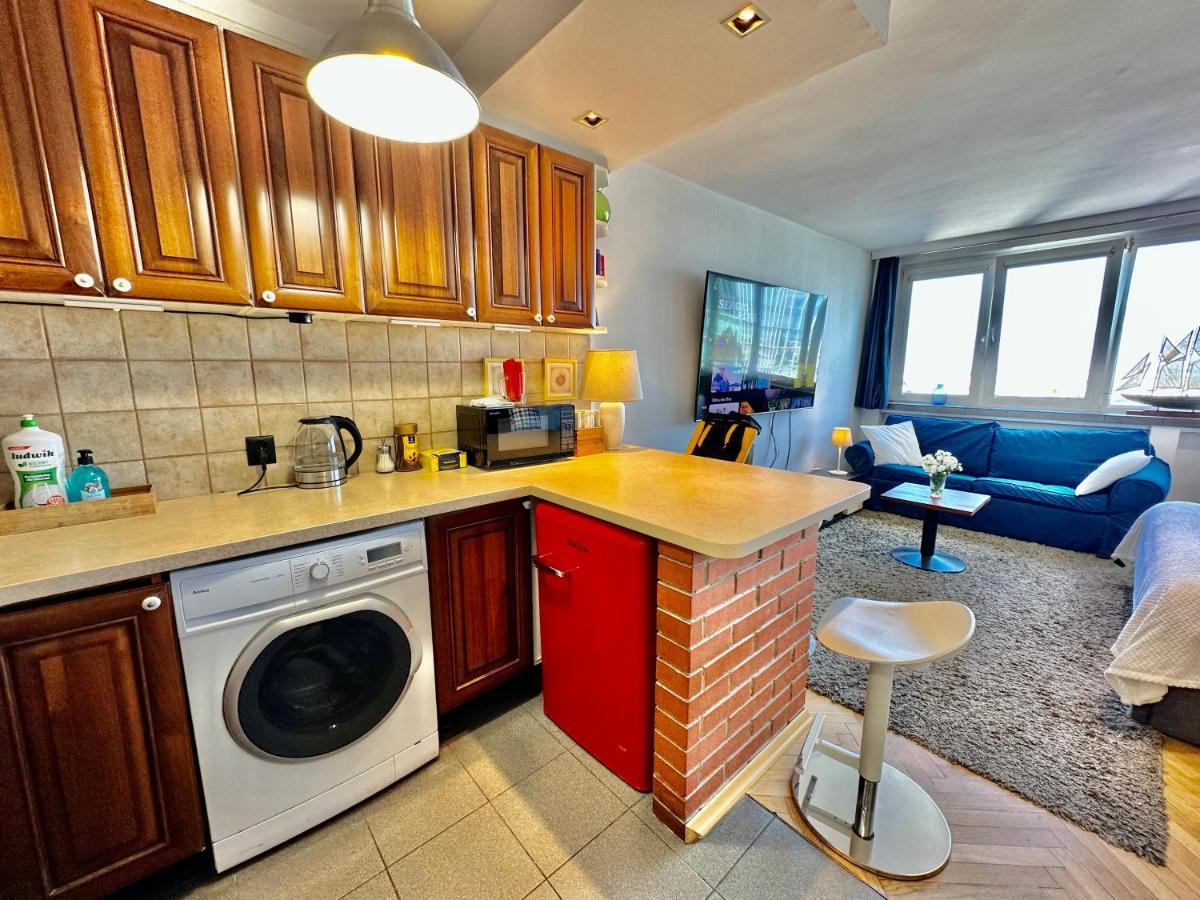 Super Apartament White Warszawa 2X Metro Scisle Centrum Wifi 300 Mbs New Ngoại thất bức ảnh