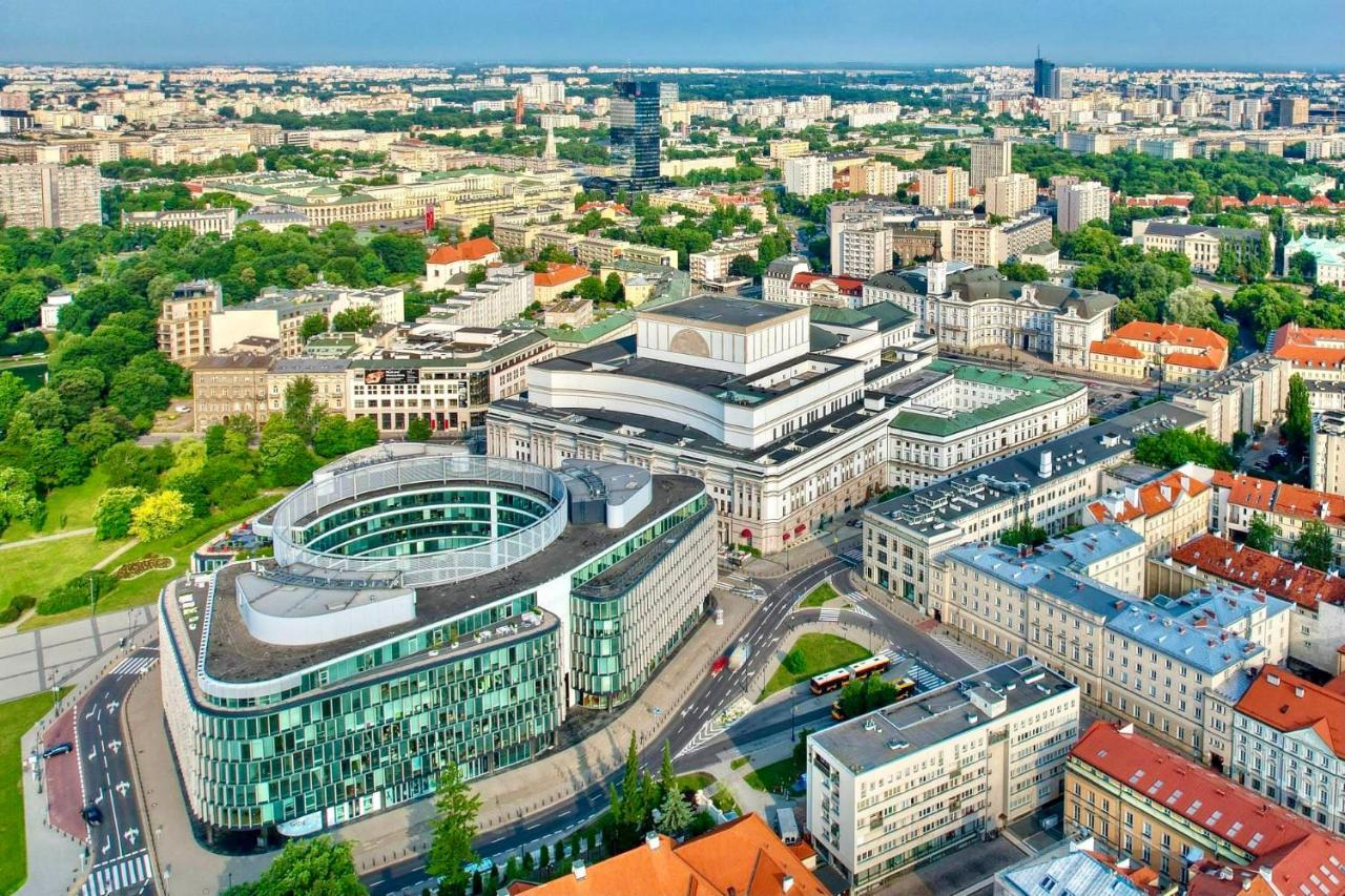 Super Apartament White Warszawa 2X Metro Scisle Centrum Wifi 300 Mbs New Ngoại thất bức ảnh