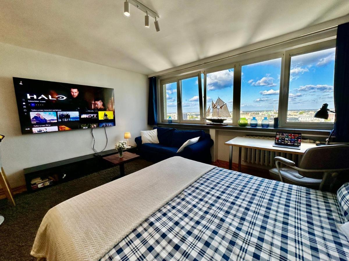 Super Apartament White Warszawa 2X Metro Scisle Centrum Wifi 300 Mbs New Ngoại thất bức ảnh