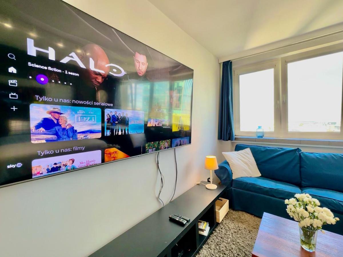 Super Apartament White Warszawa 2X Metro Scisle Centrum Wifi 300 Mbs New Ngoại thất bức ảnh